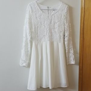 White lacey dress